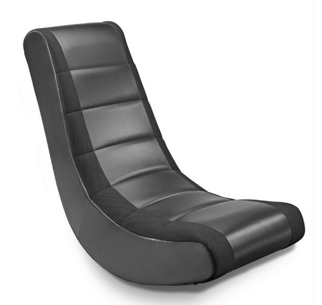 The Crew Furniture has a cheap gaming chair for kids featuring the rocker design. Lightweight and fun to read, play video games, or just have a chat in.