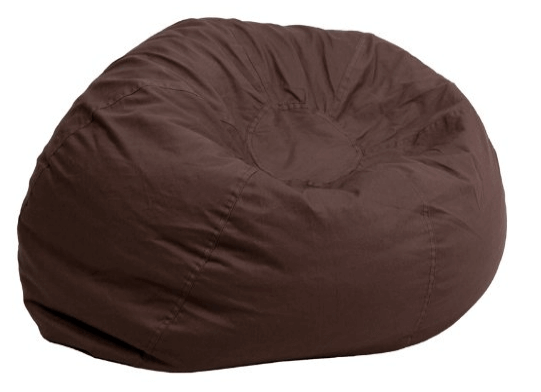  Flash Furniture Oversized Solid Brown Bean Bag