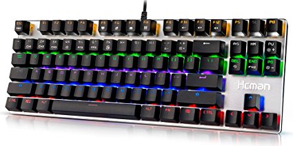 Gaming Mechanical Keyboard Led Backlit - Hcman USB Wired