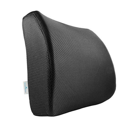 PharMeDoc Memory Foam Lumbar Support for Office Chair Car Seat