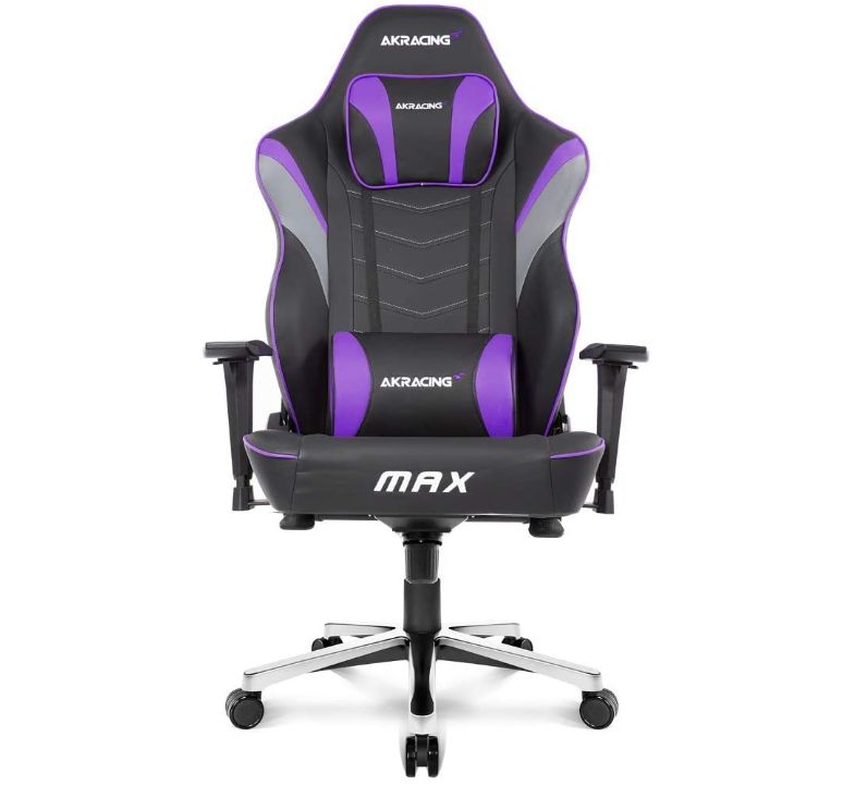 AKRacing Masters Series Max is our best pick for the best chair for gamers with a wider seat and bigger capacity.