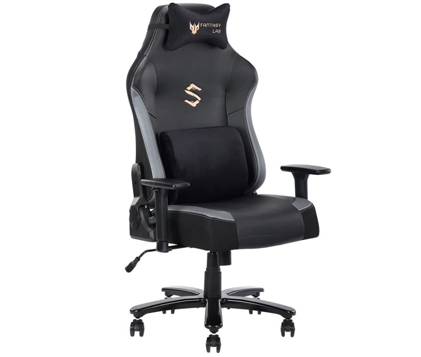 Fantasylab 400lbs big and tall chair is our budget pick for the best gaming chairs for larger gamers.