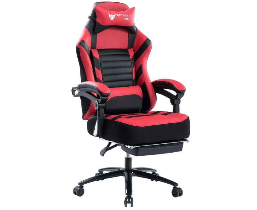 FantasyLab is our choice for the best gaming chair with footrest for big and tall gamers.